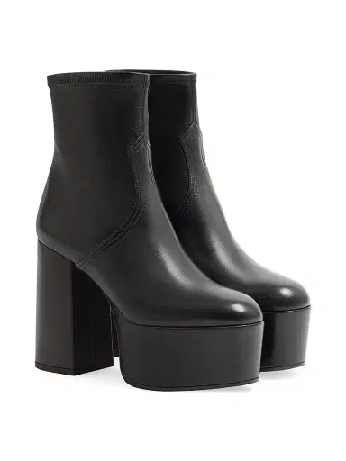 Valentino Garavani Women's Fawcette Platform Ankle 120MM Boots in Stretch Nappa - Black - Size 11.5 | Thumbnail 2 Valentino Garavani Women's Fawcette Platform Ankle 120MM Boots in Stretch Nappa - Black - Size 11.5 | Thumbnail 2
