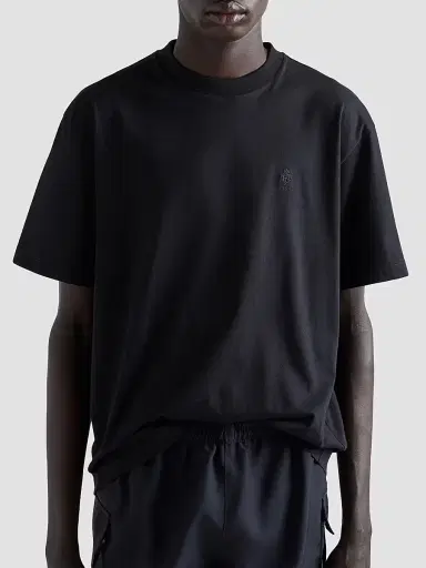 Prada Men's Cotton T-Shirt - Black | Thumbnail 3 Prada Men's Cotton T-Shirt - Black | Thumbnail 3