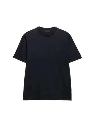Prada Men's Cotton T-Shirt - Black | Thumbnail 1 Prada Men's Cotton T-Shirt - Black | Thumbnail 1