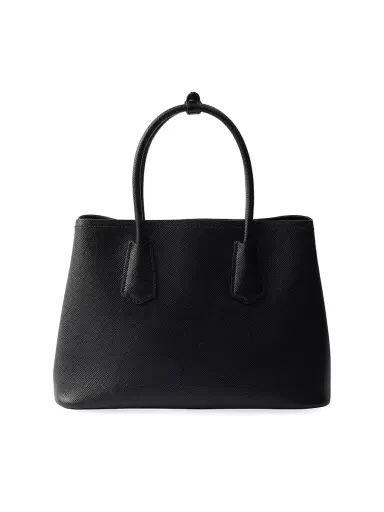 Prada Women's Double Saffiano Leather Top Handle Bag | Thumbnail 3 Prada Women's Double Saffiano Leather Top Handle Bag | Thumbnail 3