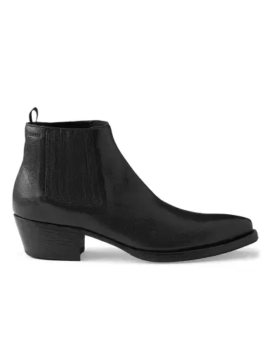 Prada Men's Leather Chelsea Boots - Black | Thumbnail 1 Prada Men's Leather Chelsea Boots - Black | Thumbnail 1