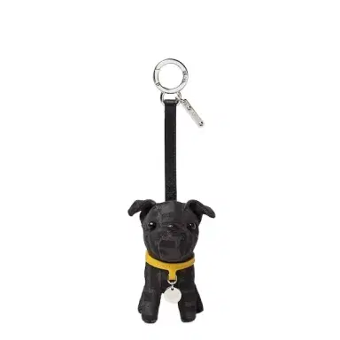 Fendi Bag charm made of black FF jacquard | Thumbnail 1 Fendi Bag charm made of black FF jacquard | Thumbnail 1