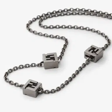 Fendi Ff Cube Necklace | Thumbnail 2 Fendi Ff Cube Necklace | Thumbnail 2