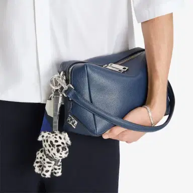 Fendi Bag charm made of black and white spotted pony hair-effect | Thumbnail 3 Fendi Bag charm made of black and white spotted pony hair-effect | Thumbnail 3