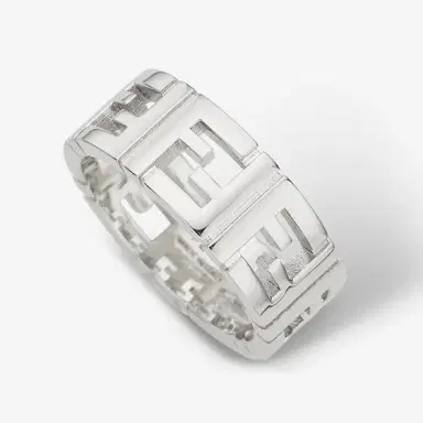 Fendi Wide-band ring with FF motif | Thumbnail 2 Fendi Wide-band ring with FF motif | Thumbnail 2