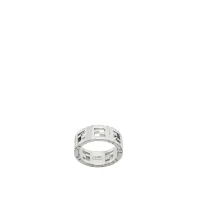 Fendi Wide-band ring with FF motif | Thumbnail 1 Fendi Wide-band ring with FF motif | Thumbnail 1