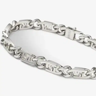 Fendi Bracelet with O'Lock mesh and small clip | Thumbnail 2 Fendi Bracelet with O'Lock mesh and small clip | Thumbnail 2