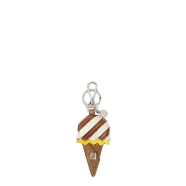 Fendi Bag charm with exclusive ice cream cone design | Thumbnail 1 Fendi Bag charm with exclusive ice cream cone design | Thumbnail 1