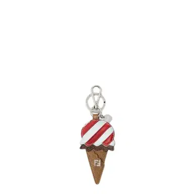 Fendi Bag charm with exclusive ice cream cone design | Thumbnail 1 Fendi Bag charm with exclusive ice cream cone design | Thumbnail 1