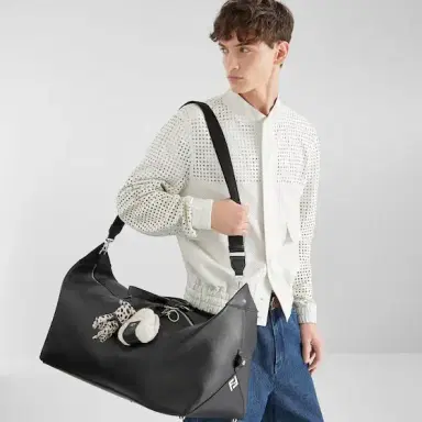 Fendi Belt with buckle and engraved FF motif | Thumbnail 3 Fendi Belt with buckle and engraved FF motif | Thumbnail 3