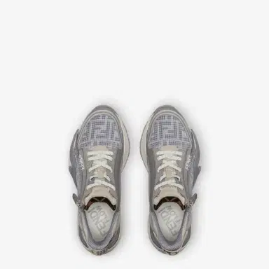Fendi Slip-on trainers with elasticated laces, side zip | Thumbnail 4 Fendi Slip-on trainers with elasticated laces, side zip | Thumbnail 4