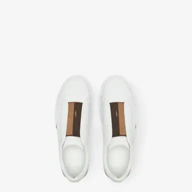 Fendi City slip-on trainers with a wide brown elastic | Thumbnail 4 Fendi City slip-on trainers with a wide brown elastic | Thumbnail 4