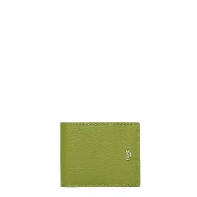 Fendi Bi-fold wallet features four card slots, a pocket | Thumbnail 1 Fendi Bi-fold wallet features four card slots, a pocket | Thumbnail 1