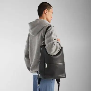 Fendi Lui backpack with a soft design, made of black | Thumbnail 3 Fendi Lui backpack with a soft design, made of black | Thumbnail 3