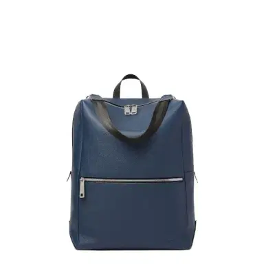 Fendi Lui backpack with a soft design, made of dark blue | Thumbnail 1 Fendi Lui backpack with a soft design, made of dark blue | Thumbnail 1
