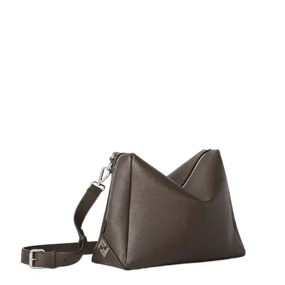 Large Lui bag with a soft design, made of dark brown Large Lui bag with a soft design, made of dark brown