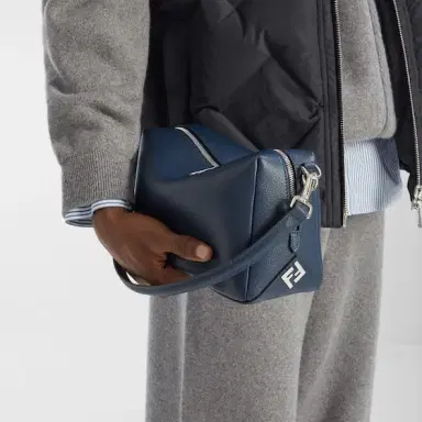 Fendi Medium Lui bag with a soft design, made of dark blue | Thumbnail 3 Fendi Medium Lui bag with a soft design, made of dark blue | Thumbnail 3