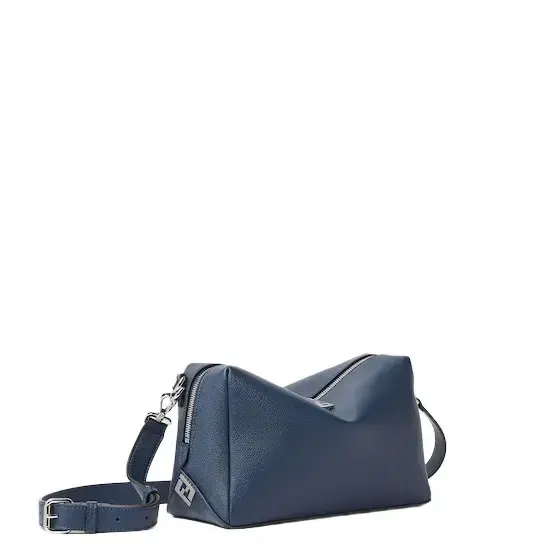 Medium Lui bag with a soft design, made of dark blue Medium Lui bag with a soft design, made of dark blue