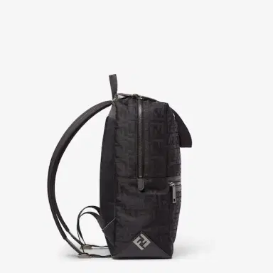 Fendi Lui backpack with a soft design, made of black padded | Thumbnail 4 Fendi Lui backpack with a soft design, made of black padded | Thumbnail 4