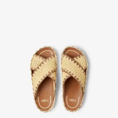 Fendi Sandals with wide crossover bands | Thumbnail 4 Fendi Sandals with wide crossover bands | Thumbnail 4