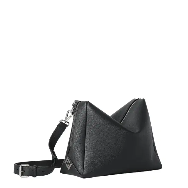 Large Lui bag with a soft design, made of black Large Lui bag with a soft design, made of black