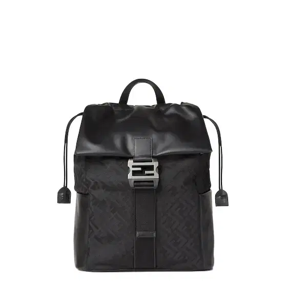 Flux backpack made of black padded FF nylon, with Flux backpack made of black padded FF nylon, with