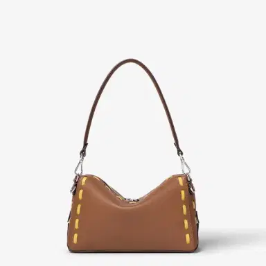 Fendi Medium Lui bag with a soft design, made of tan-colour | Thumbnail 3 Fendi Medium Lui bag with a soft design, made of tan-colour | Thumbnail 3