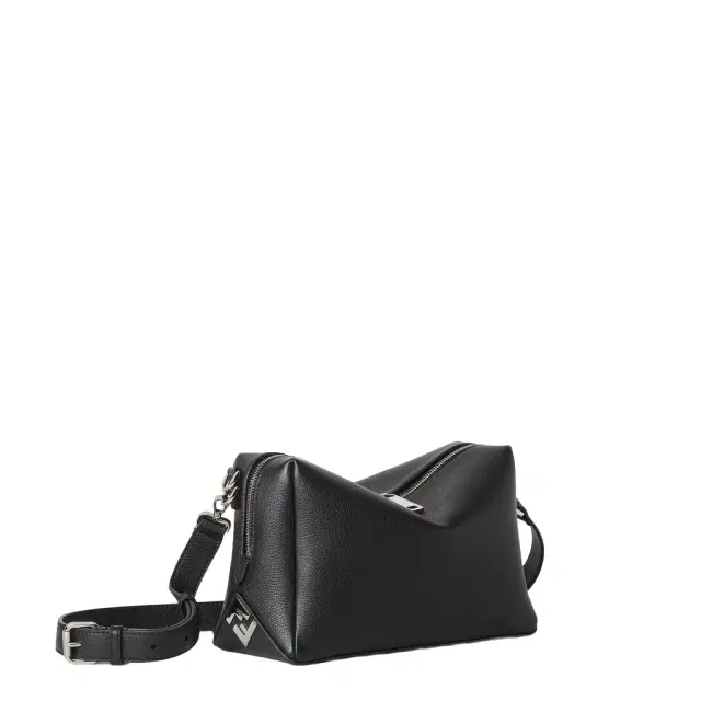 Medium Lui bag with a soft design, made of black Medium Lui bag with a soft design, made of black