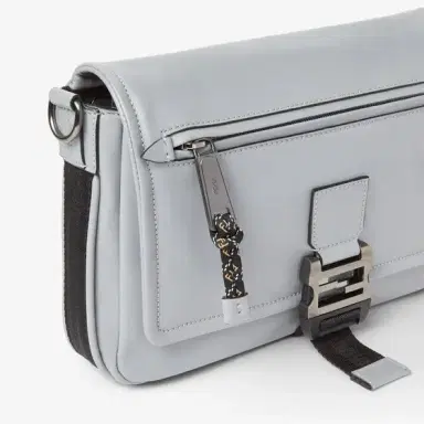 Fendi Flux Messenger bag made of light grey, smooth calfskin | Thumbnail 6 Fendi Flux Messenger bag made of light grey, smooth calfskin | Thumbnail 6