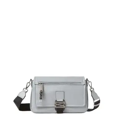 Fendi Flux Messenger bag made of light grey, smooth calfskin | Thumbnail 1 Fendi Flux Messenger bag made of light grey, smooth calfskin | Thumbnail 1