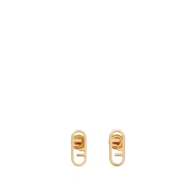 Fendi Earrings with O'Lock motif, Made of metal with a | Thumbnail 1 Fendi Earrings with O'Lock motif, Made of metal with a | Thumbnail 1