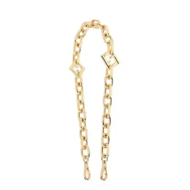 Fendi Chain mesh shoulder strap with FF Diamonds motif and double | Thumbnail 1 Fendi Chain mesh shoulder strap with FF Diamonds motif and double | Thumbnail 1