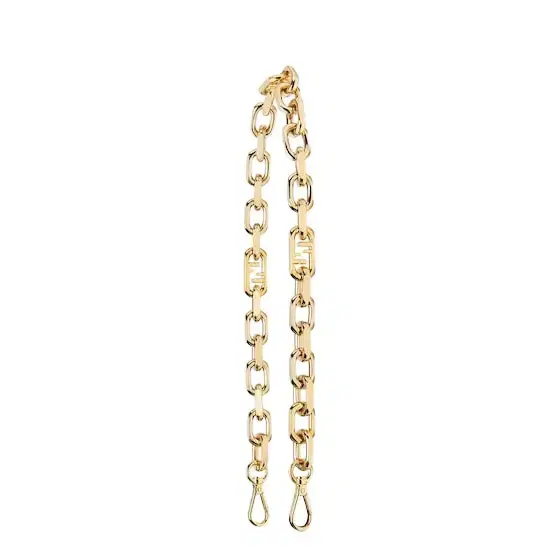 Long chain shoulder strap with double snap hook, to use Long chain shoulder strap with double snap hook, to use