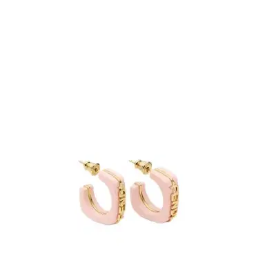 Fendi Linear and elegant hoop earrings embellished | Thumbnail 1 Fendi Linear and elegant hoop earrings embellished | Thumbnail 1
