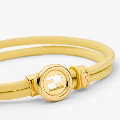Fendi EverRound Bracelet Made of yellow calfskin | Thumbnail 2 Fendi EverRound Bracelet Made of yellow calfskin | Thumbnail 2