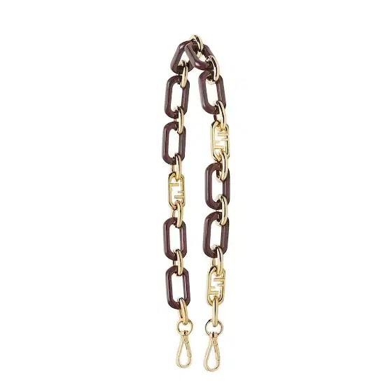 Long chain shoulder strap with double snap hook, to use Long chain shoulder strap with double snap hook, to use