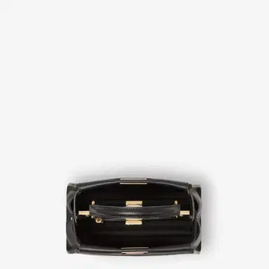 Fendi Iconic small Peekaboo bag made of soft black leather | Thumbnail 4 Fendi Iconic small Peekaboo bag made of soft black leather | Thumbnail 4