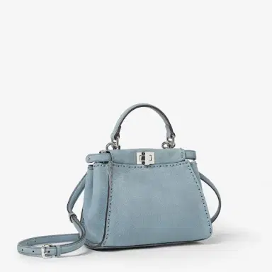 Fendi Small, iconic Peekaboo bag made with 220 hand-sewn, macro | Thumbnail 3 Fendi Small, iconic Peekaboo bag made with 220 hand-sewn, macro | Thumbnail 3