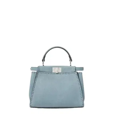 Fendi Small, iconic Peekaboo bag made with 220 hand-sewn, macro | Thumbnail 1 Fendi Small, iconic Peekaboo bag made with 220 hand-sewn, macro | Thumbnail 1