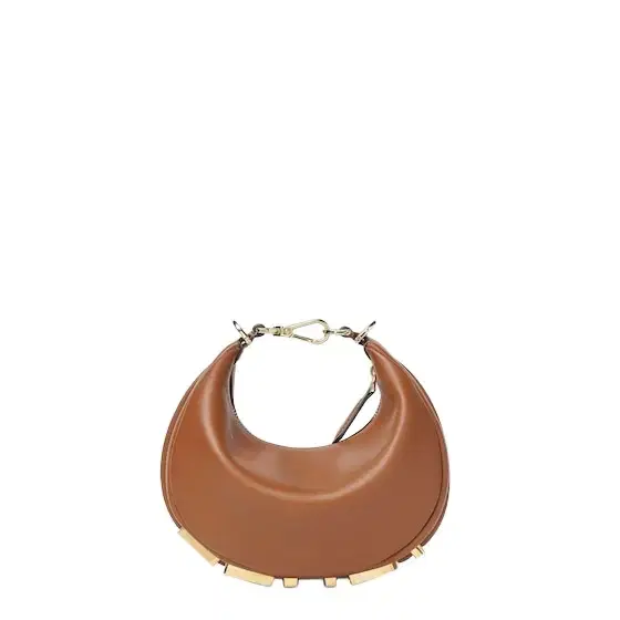 Mini Fendigraphy hobo bag with a contemporary look and bold Mini Fendigraphy hobo bag with a contemporary look and bold