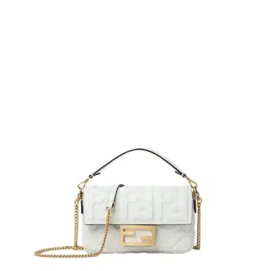 Fendi Iconic mini Baguette® bag made of a particularly soft | Thumbnail 1 Fendi Iconic mini Baguette® bag made of a particularly soft | Thumbnail 1