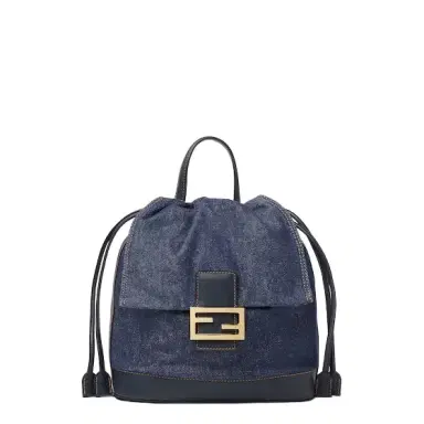 Fendi Backpack with a soft, deconstructed design decorated | Thumbnail 1 Fendi Backpack with a soft, deconstructed design decorated | Thumbnail 1