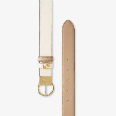 Fendi Reversible belt with double loop and pin buckle | Thumbnail 3 Fendi Reversible belt with double loop and pin buckle | Thumbnail 3