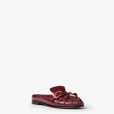 Fendi Rounded-toe sabots decorated with FF Baguette accessory | Thumbnail 2 Fendi Rounded-toe sabots decorated with FF Baguette accessory | Thumbnail 2