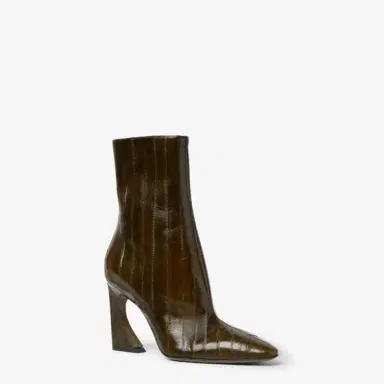 Fendi Ankle boot with internal zip in gold-finish metal | Thumbnail 2 Fendi Ankle boot with internal zip in gold-finish metal | Thumbnail 2