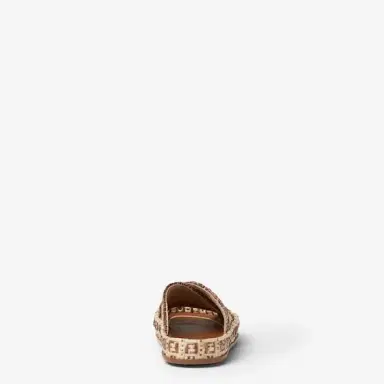 Fendi Flat slides with large intersecting bands | Thumbnail 3 Fendi Flat slides with large intersecting bands | Thumbnail 3