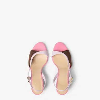 Fendi Asymmetric sandal with wide heel featuring the iconic Arco | Thumbnail 4 Fendi Asymmetric sandal with wide heel featuring the iconic Arco | Thumbnail 4