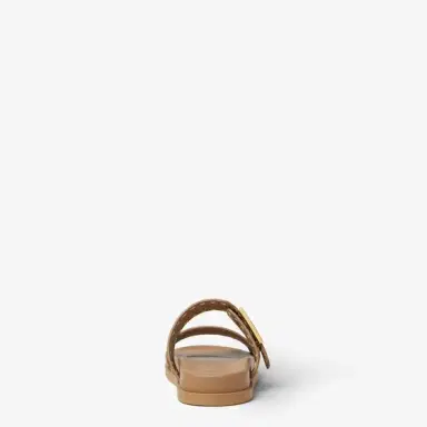 Fendi Double-band flat slides with FF Baguette decorative buckle | Thumbnail 3 Fendi Double-band flat slides with FF Baguette decorative buckle | Thumbnail 3