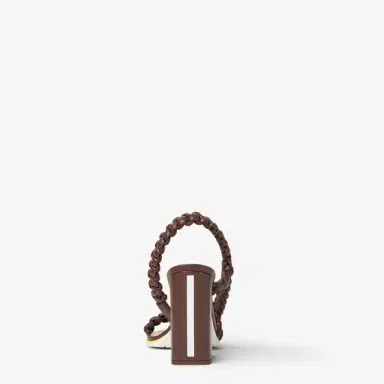 Fendi Asymmetric sandal with wide heel featuring the iconic Arco | Thumbnail 3 Fendi Asymmetric sandal with wide heel featuring the iconic Arco | Thumbnail 3