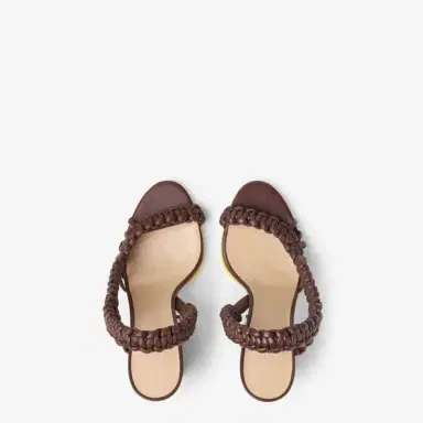 Fendi Asymmetric sandal with wide heel featuring the iconic Arco | Thumbnail 4 Fendi Asymmetric sandal with wide heel featuring the iconic Arco | Thumbnail 4